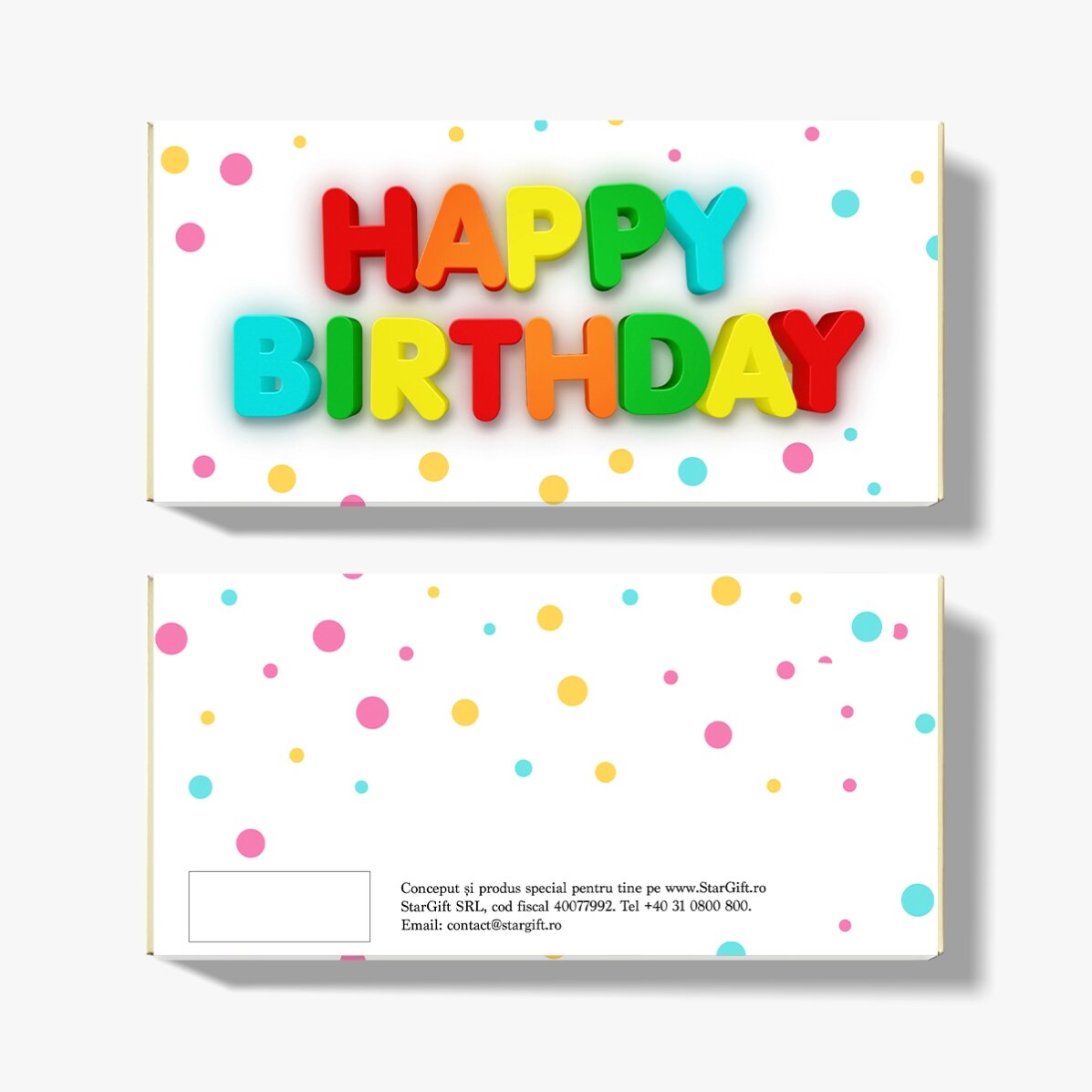 Chocolade op maat - Happy Birthday!