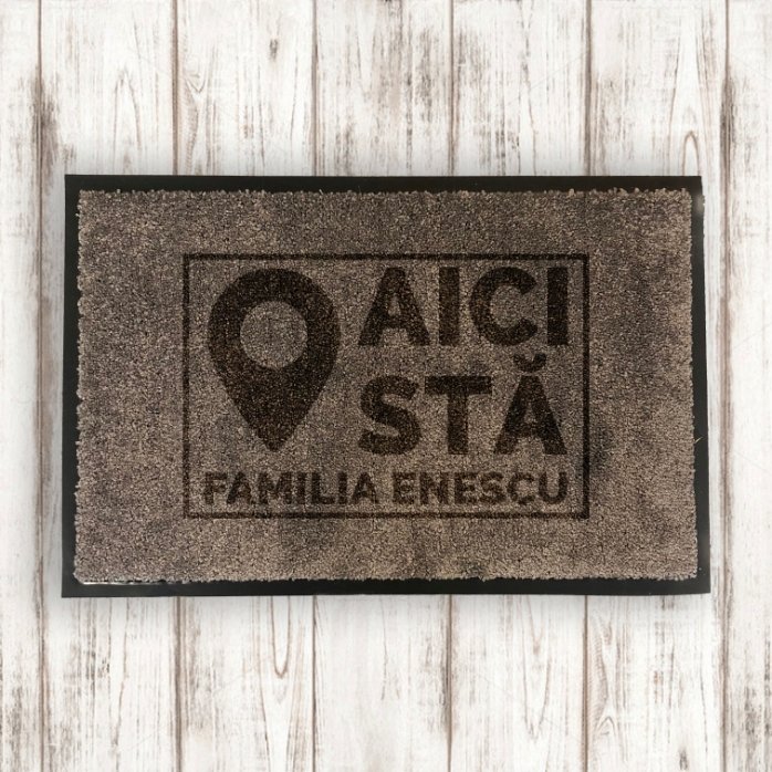 Customised indoor entrance mat - Here it is...