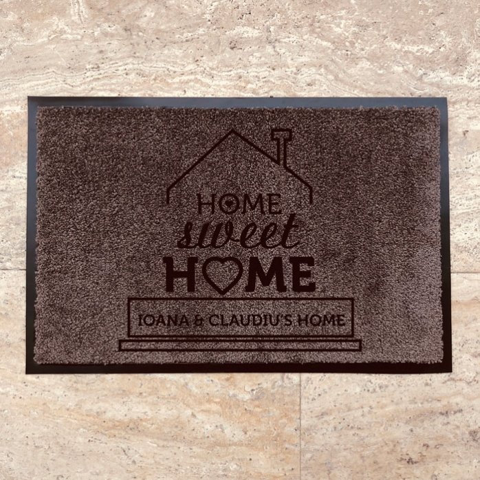 Op maat gemaakte vloerkleed voor binnen - Home Sweet Home