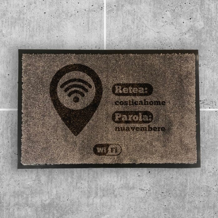 Op maat gemaakte entreemat voor binnenshuis - Wi-Fi-zone