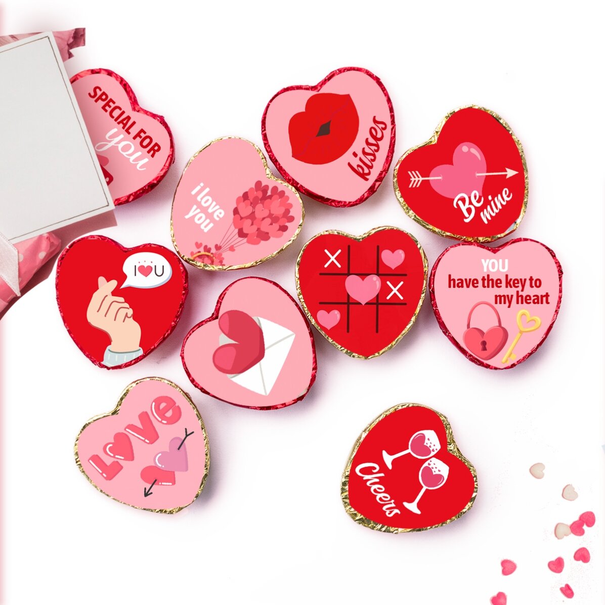 Valentijnsdag-cadeaudoos - Ik hou van je