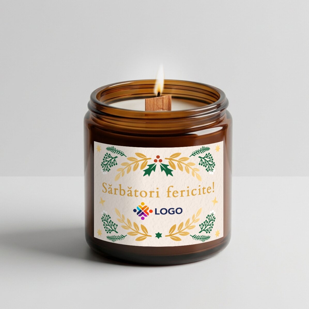 Geschenkdoos – Kersteditie met producten die zijn gepersonaliseerd met een logo en een boodschap