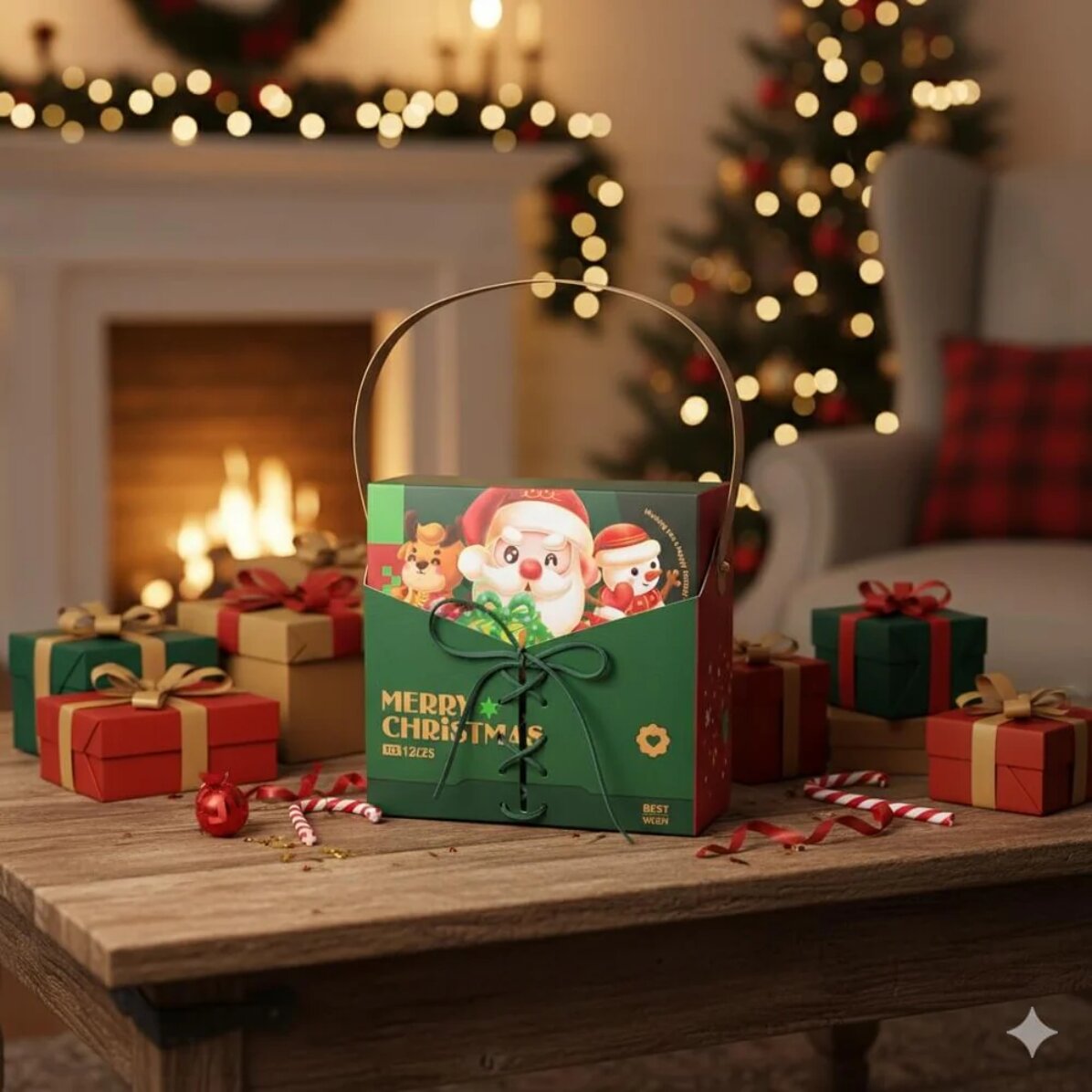 Geschenkdoos - Kerstzakje