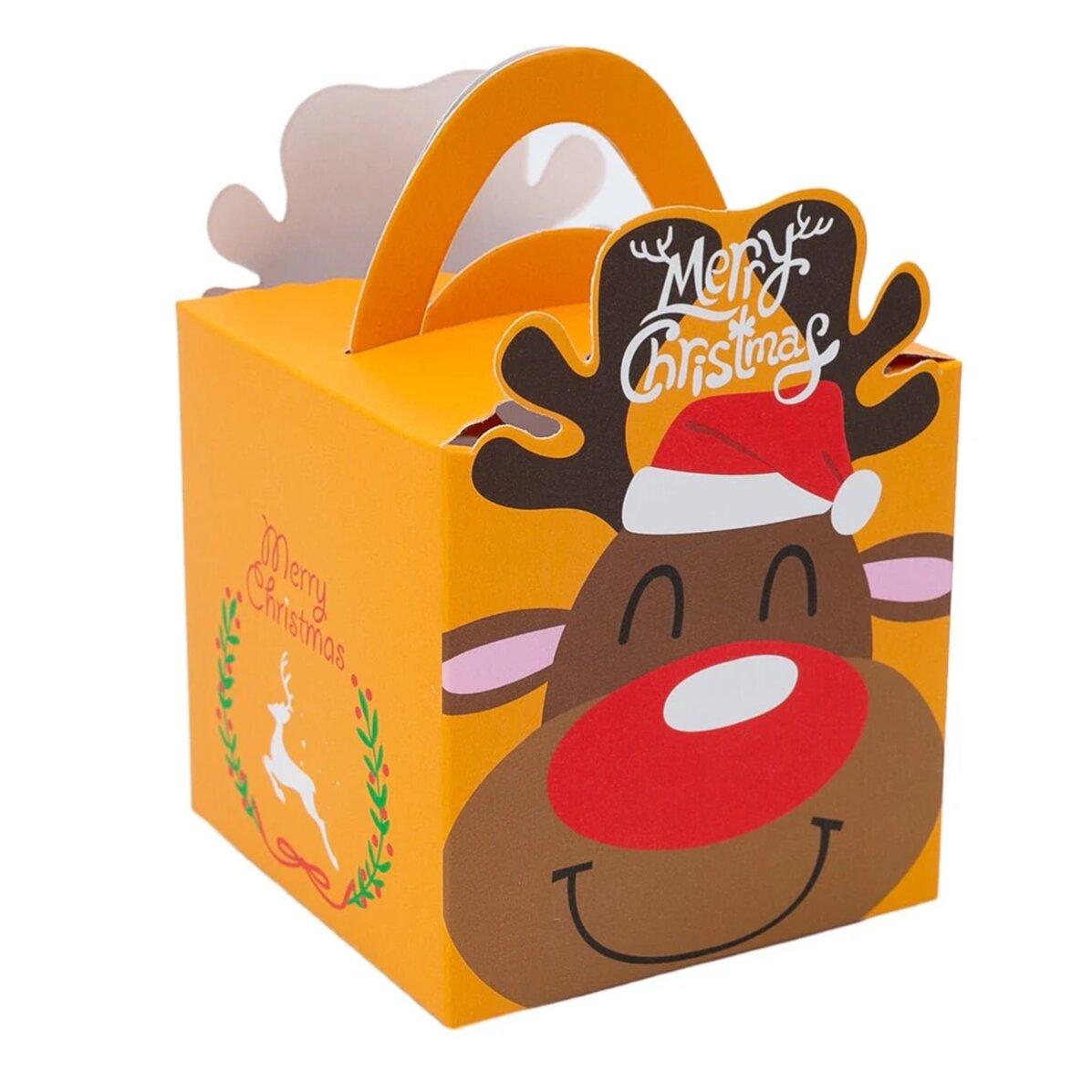 Geschenkdoos met kerstballen / snoepjes / kerstversieringen en andere kleine cadeautjes