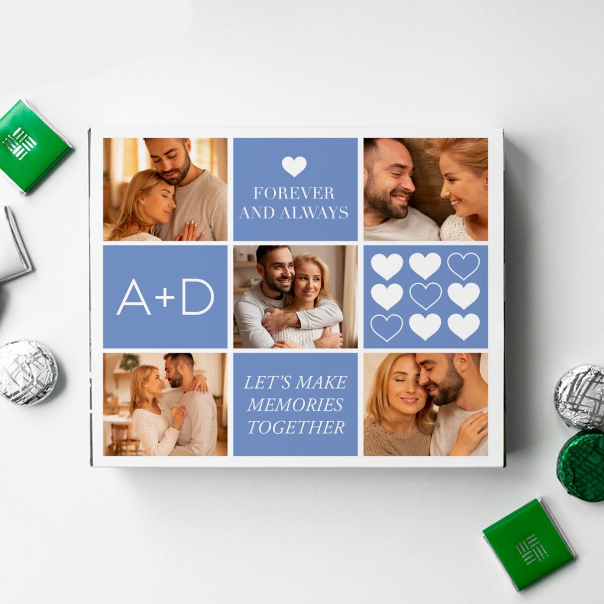 Gepersonaliseerde bonbondoos met 5 foto