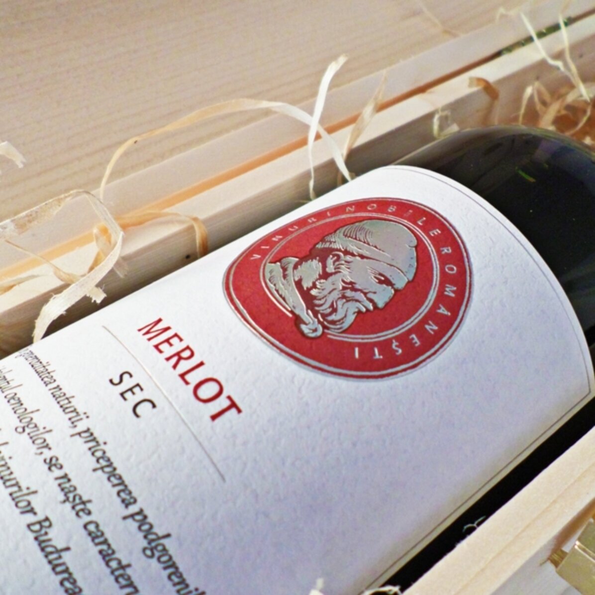 Personalised wine box with text - Friendship anniversary