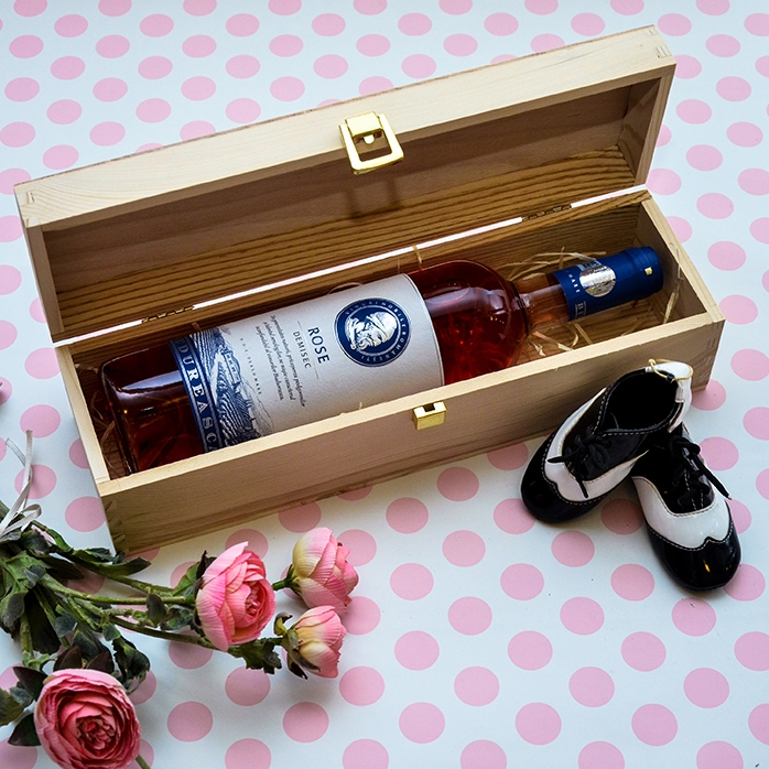 Gepersonaliseerde wijnkist - just married