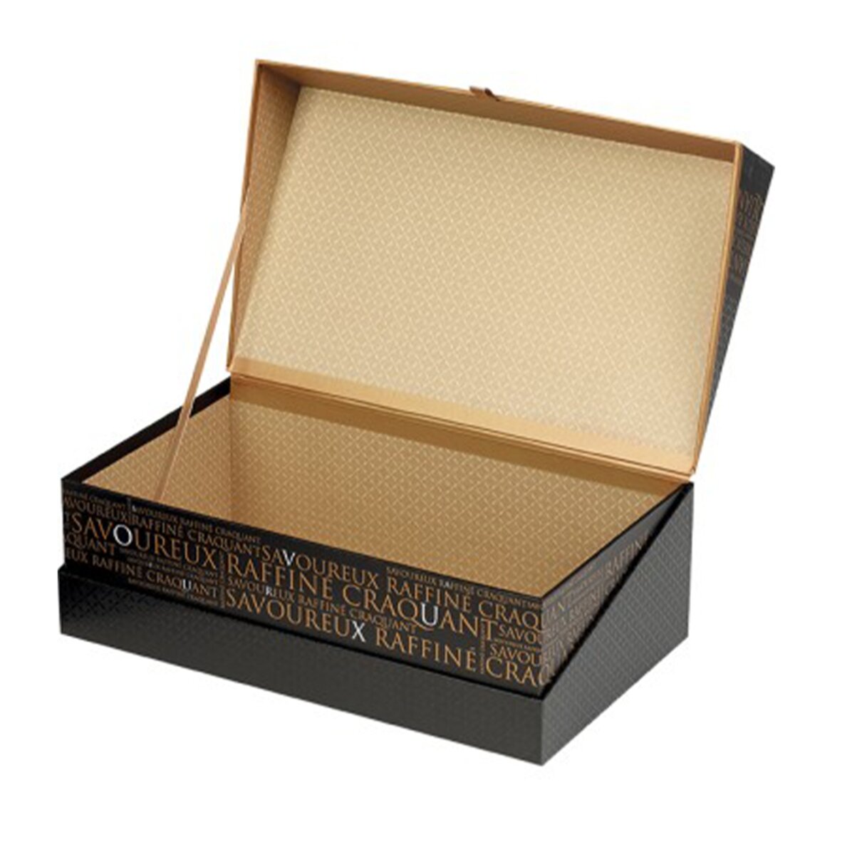 Premium zwarte doos