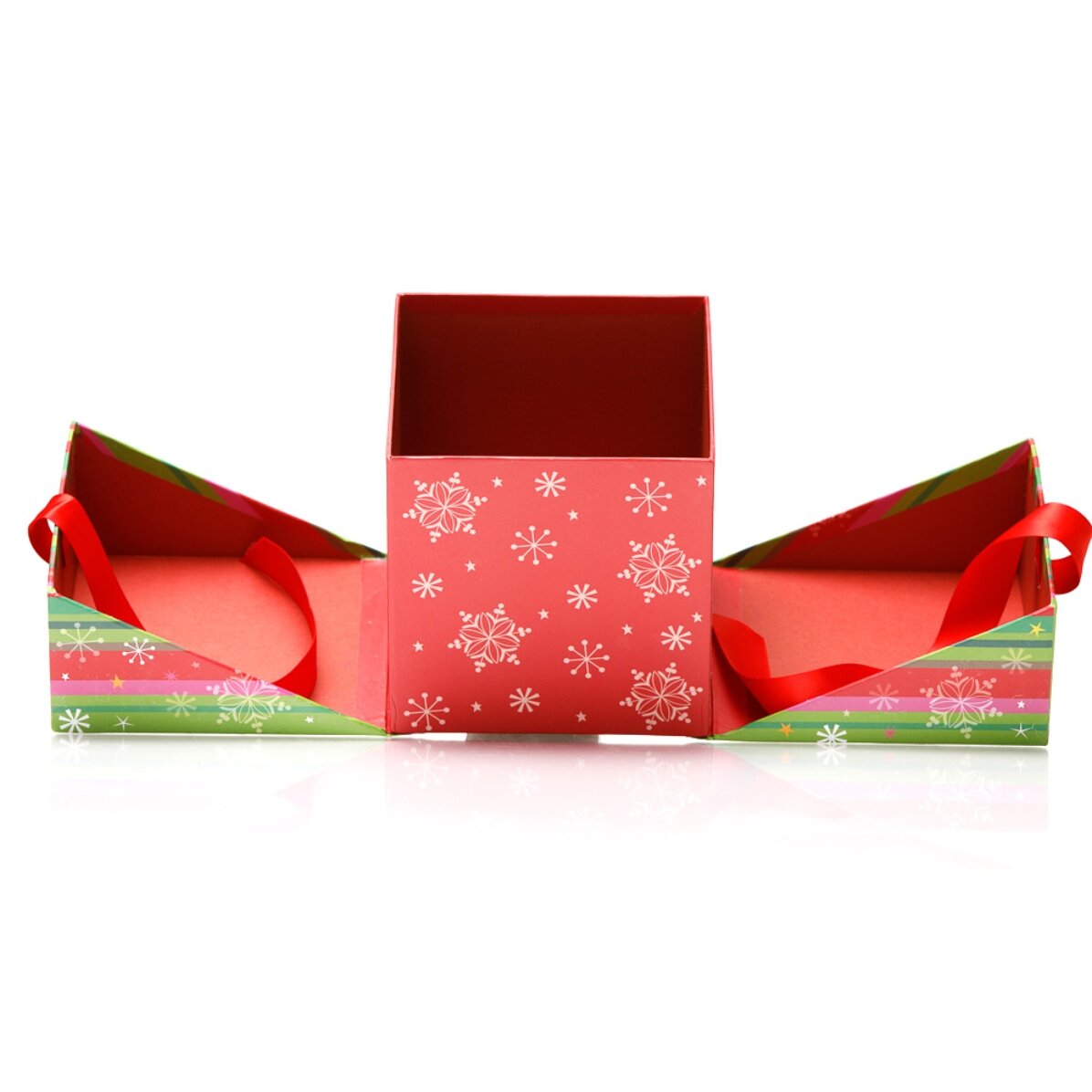 Christmas gift box - snowflake design