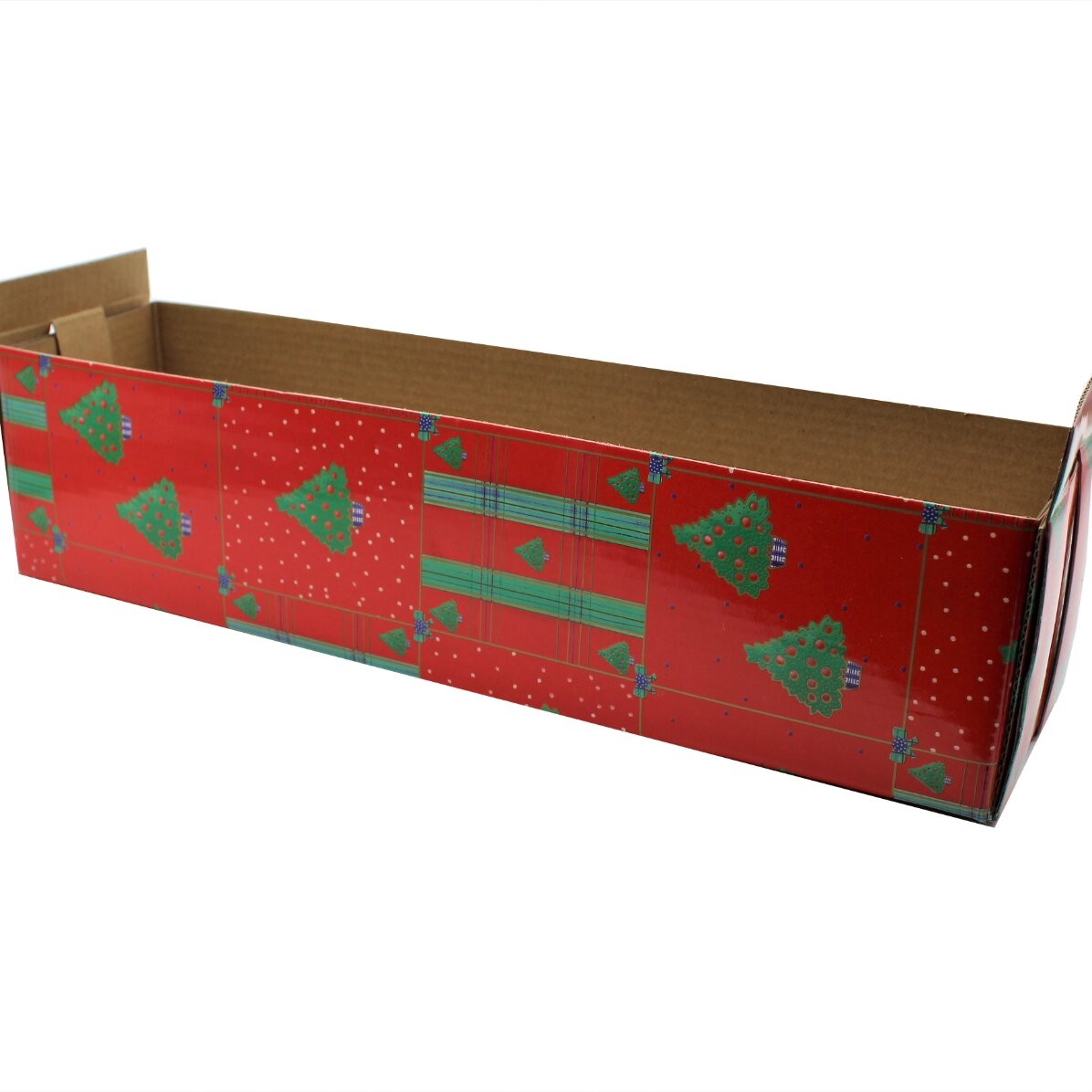 Opvouwbare drankdoos - model met kerstboompjes