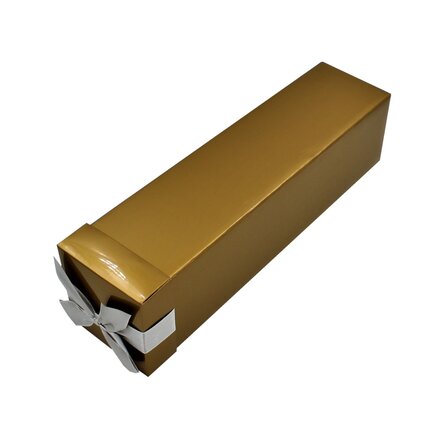 Opvouwbare drankdoos - goudkleurig model