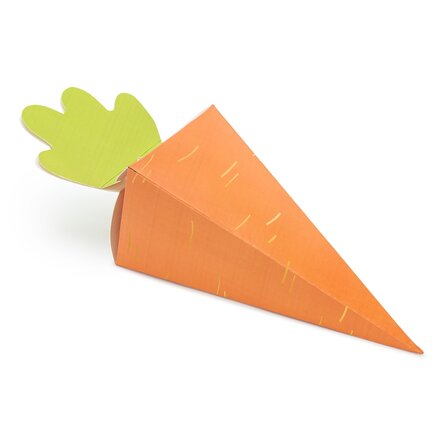 Premium box for sweets/small Easter gifts - Carrot