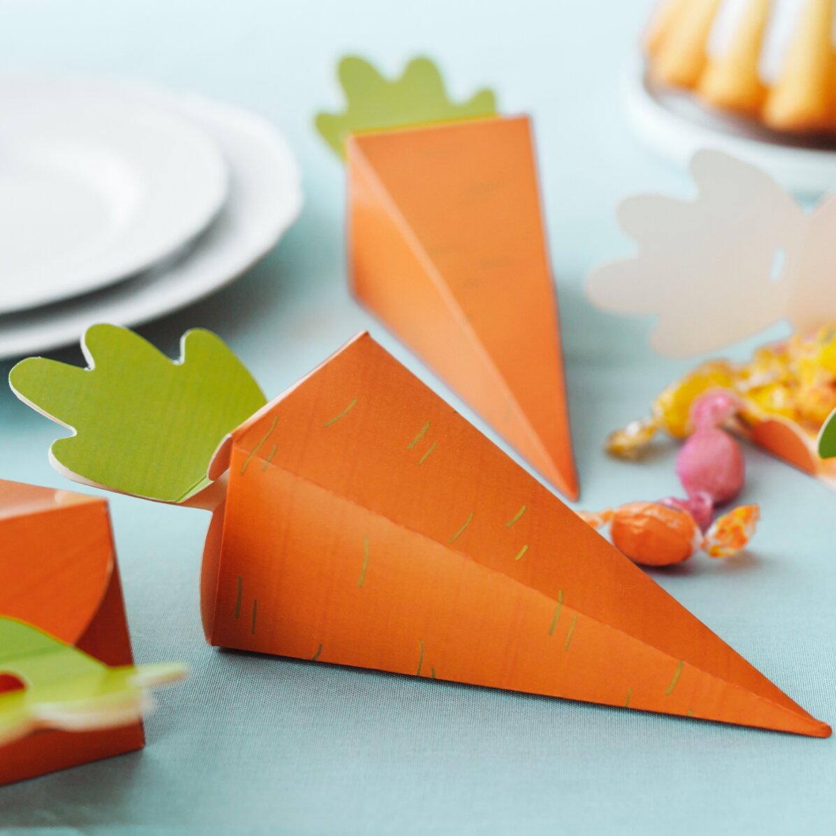 Premium doos voor snoepjes/kleine paasgeschenken - Wortel