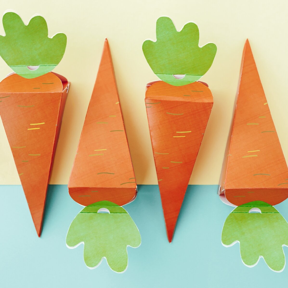 Premium doos voor snoepjes/kleine paasgeschenken - Wortel
