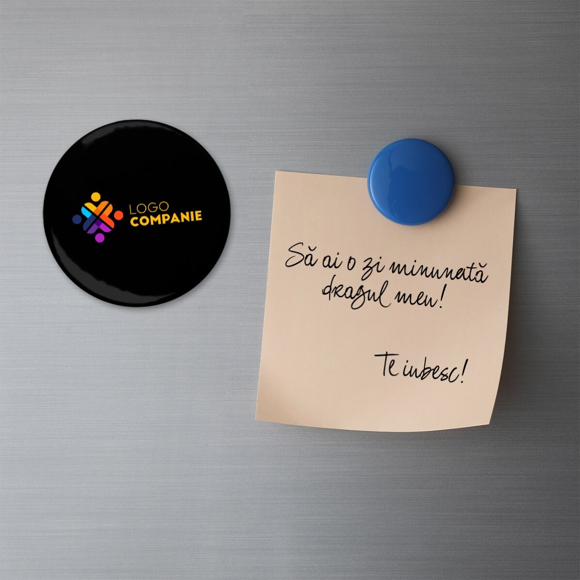 Flesopener met magneet, gepersonaliseerd met logo