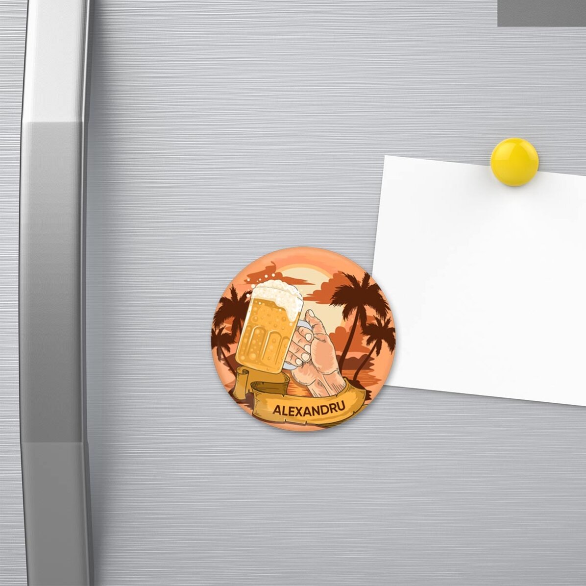 Flessenopener met magneet, gepersonaliseerd met tekst - Vakantie