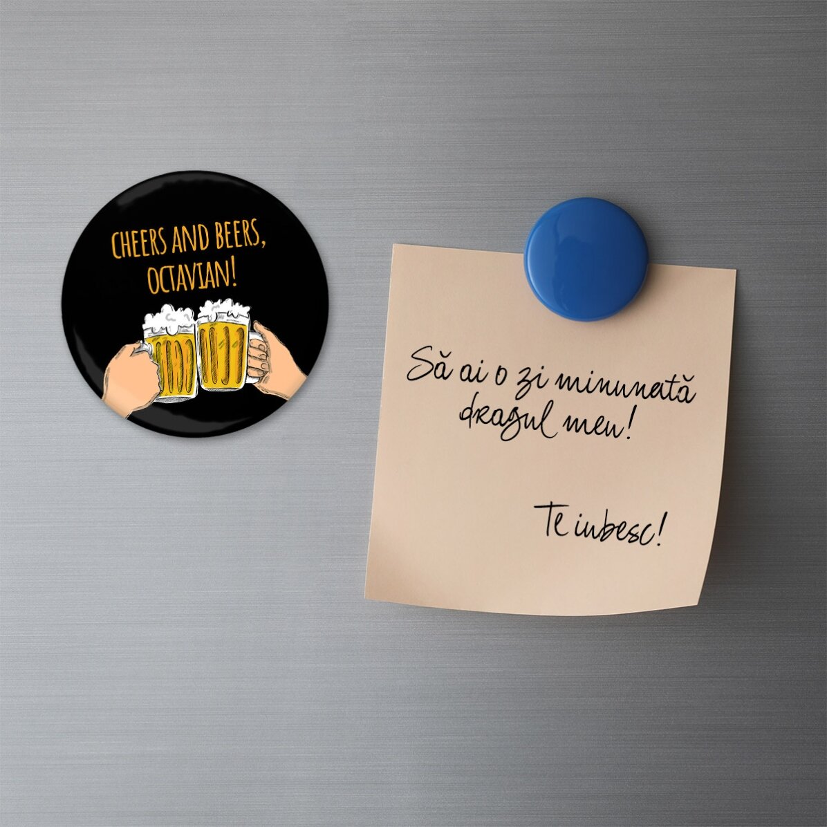 Personalised bottle opener with text