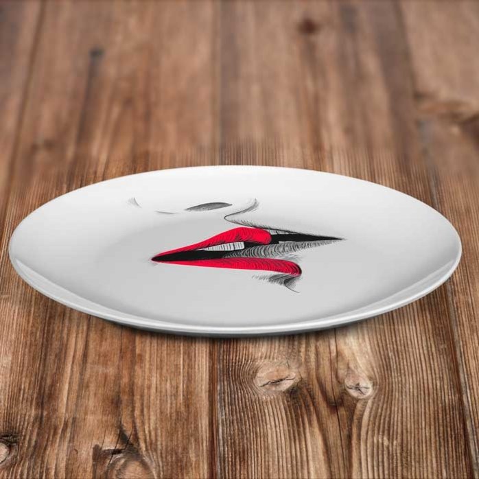 Gepersonaliseerd bord van Lips