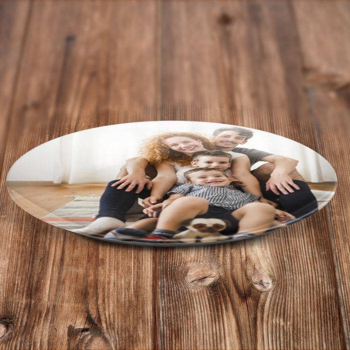 Gepersonaliseerd bord met een foto