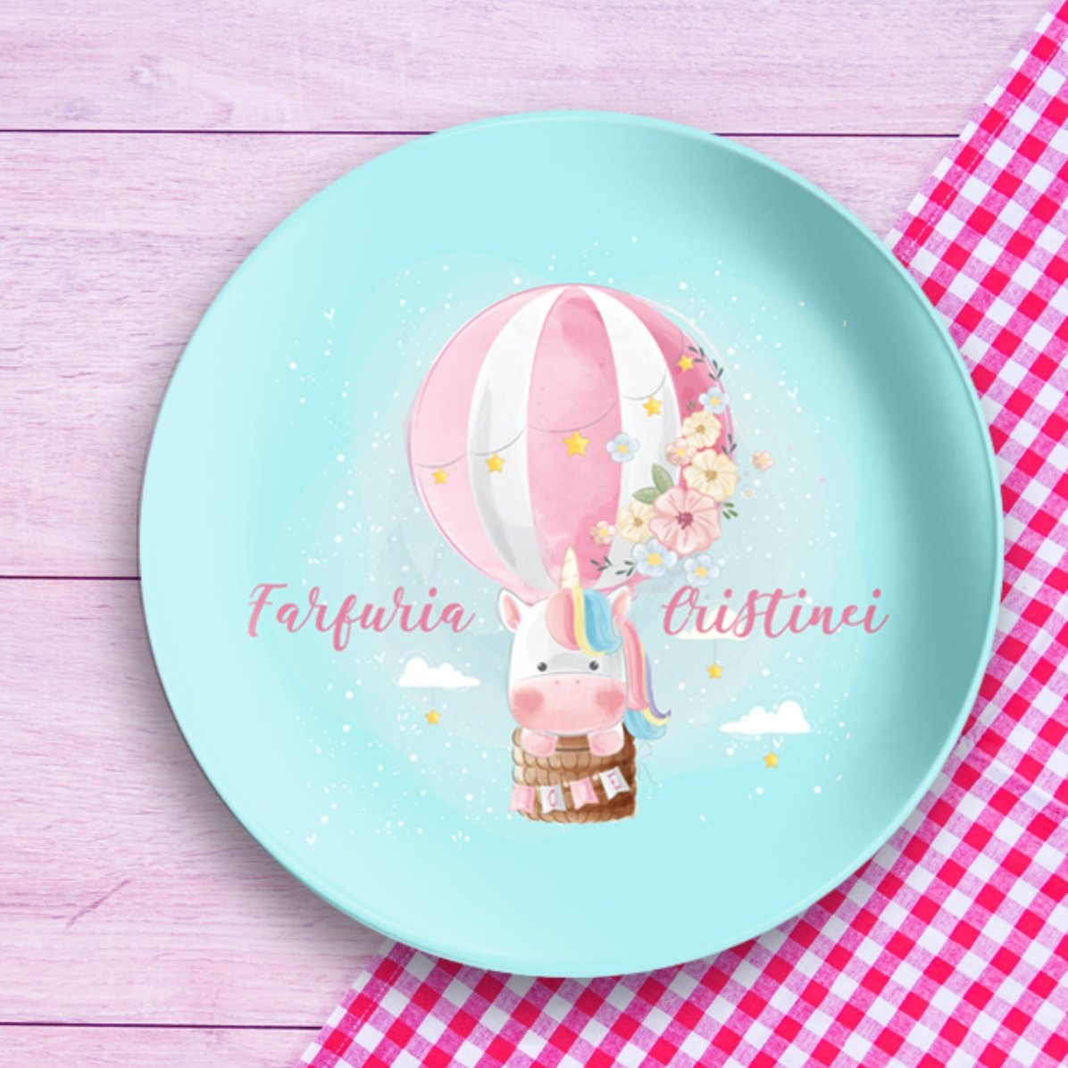 Gepersonaliseerd bord met tekst - Balloon