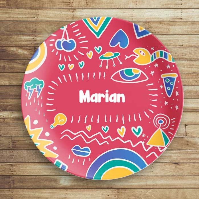 Gepersonaliseerd bord met tekst - creARTive