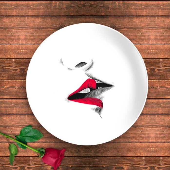 Gepersonaliseerd bord van Lips