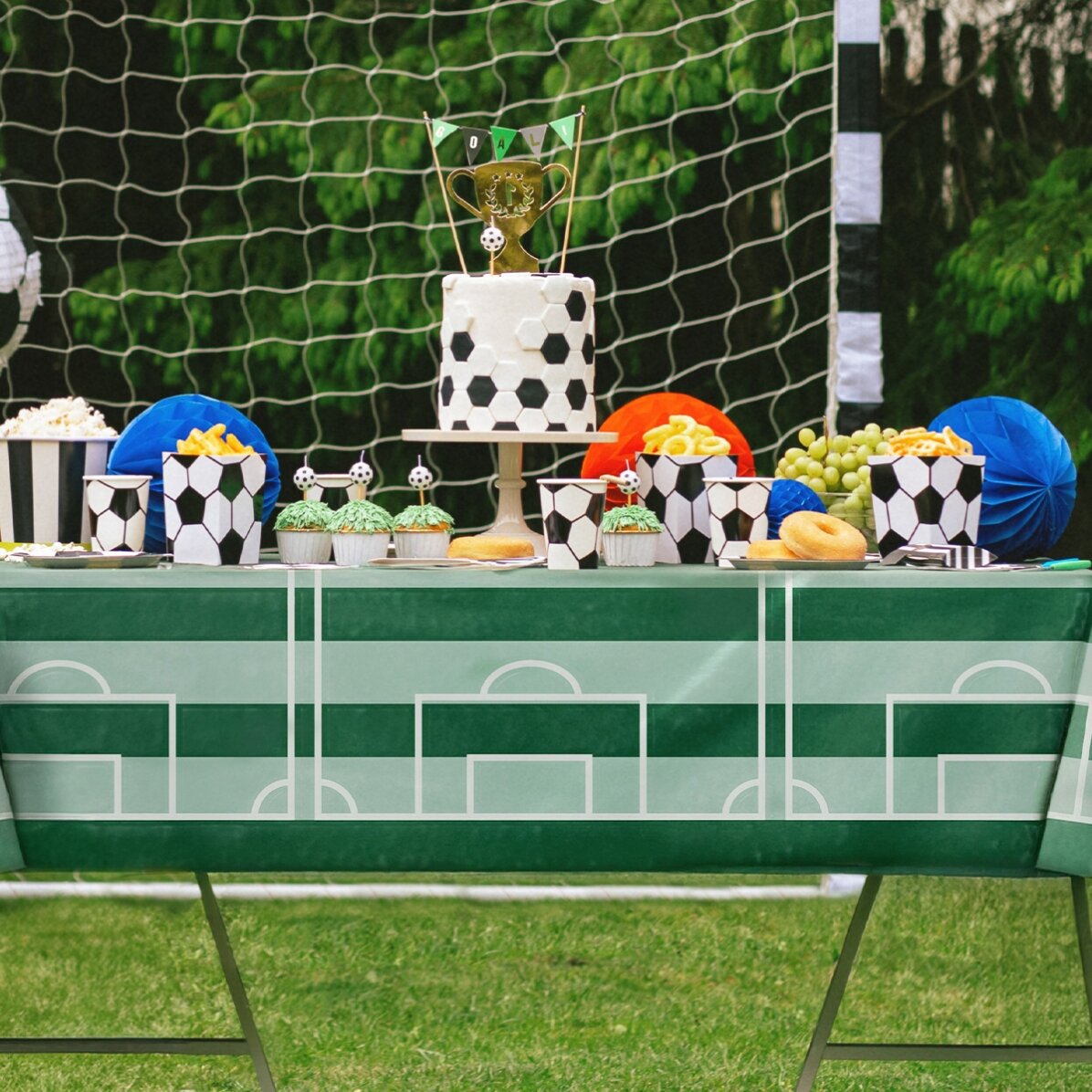 Tafelkleed - Voetbalveld