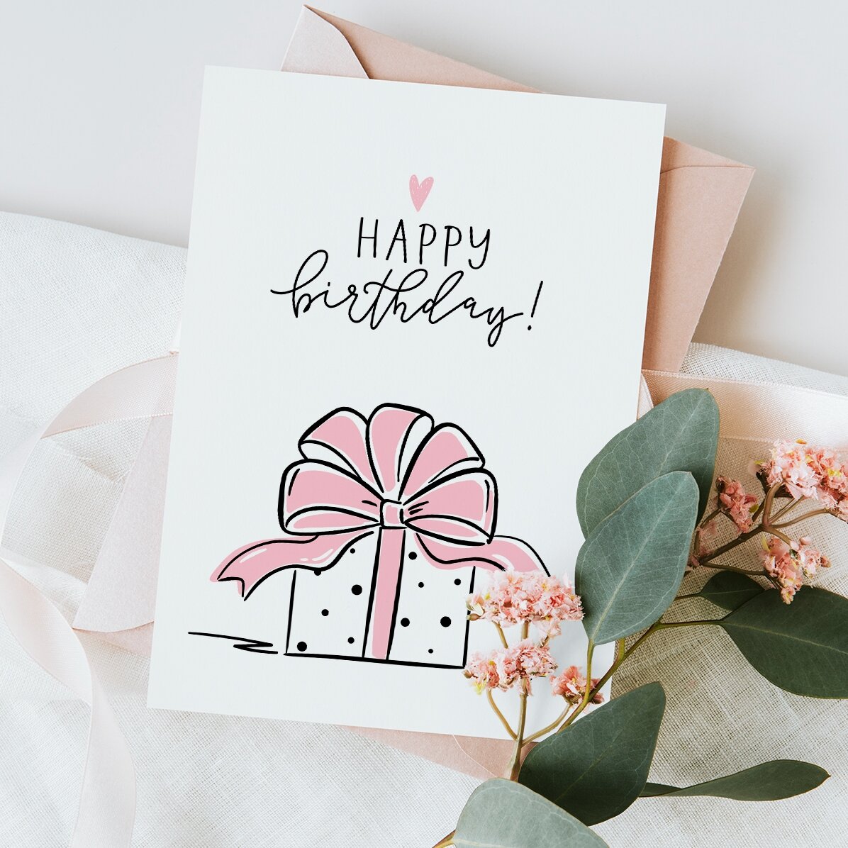 Personalised greeting card - Birthday gift