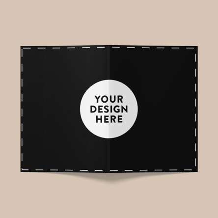 Personalised greeting card with your own design - Landscape
