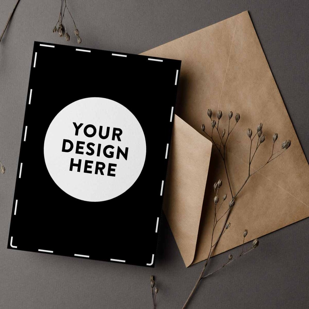 Gepersonaliseerde wenskaart met jouw eigen ontwerp
