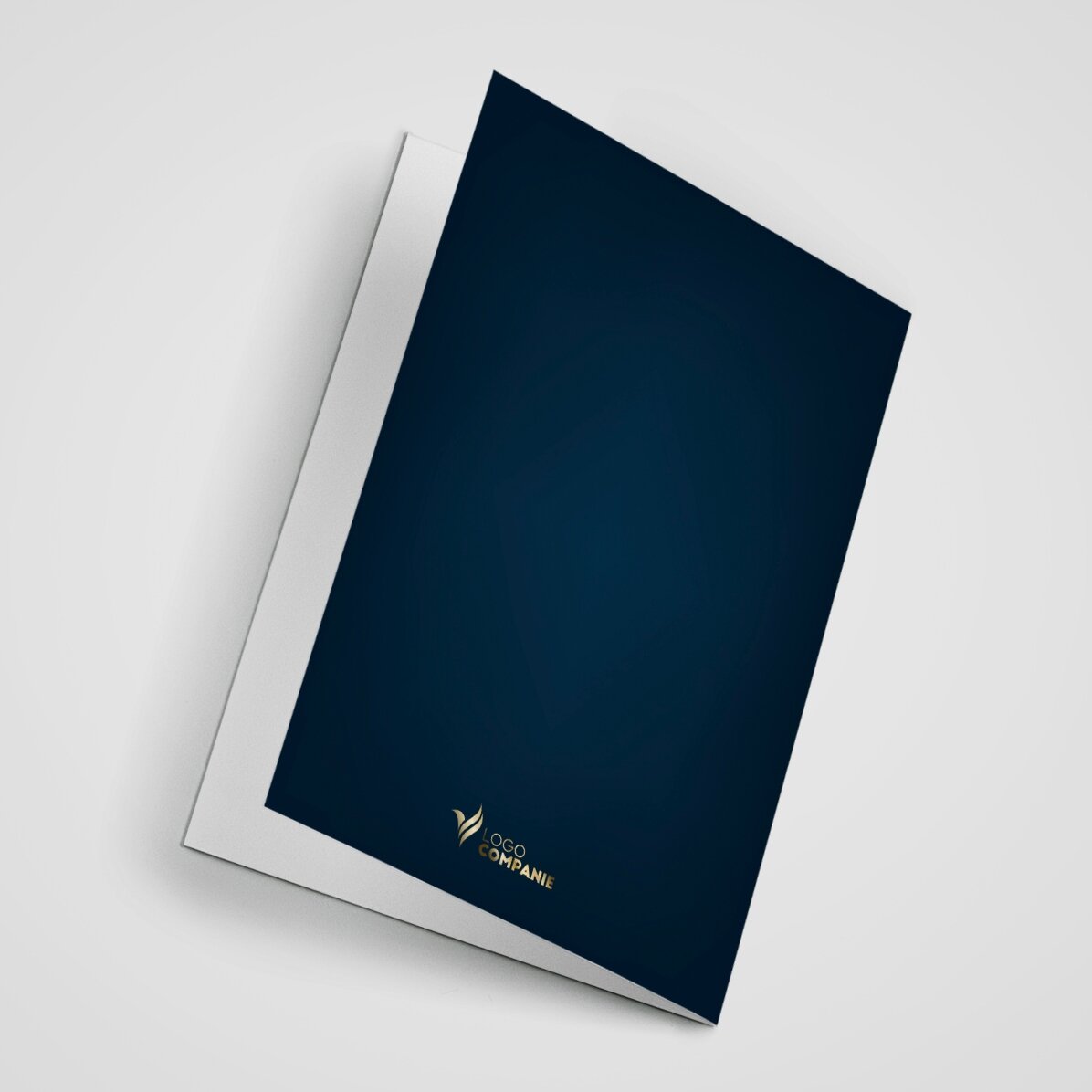 Gepersonaliseerde kerstkaart voor meisjes, achterkant met tekst en logo - Kerstverhaal