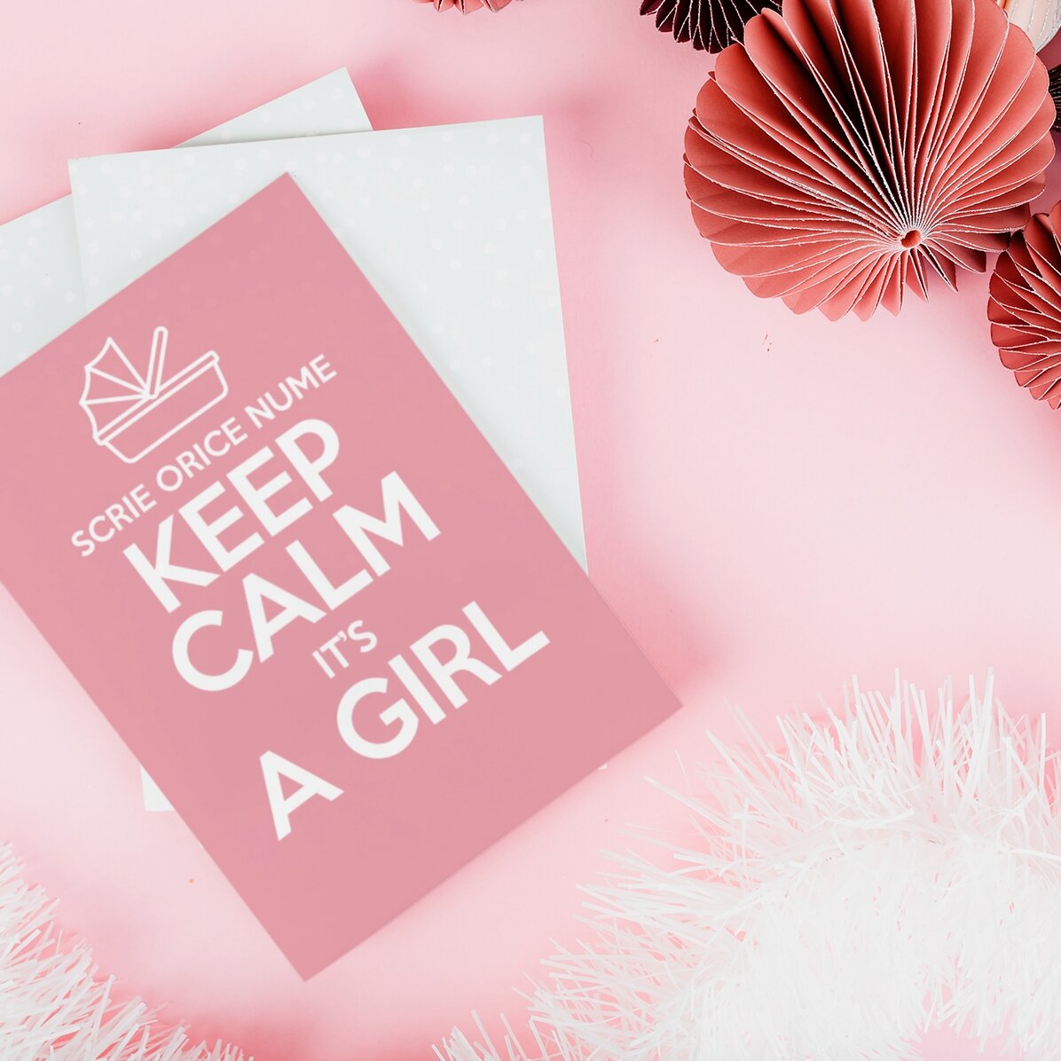 Gepersonaliseerde wenskaart - KEEP CALM IT