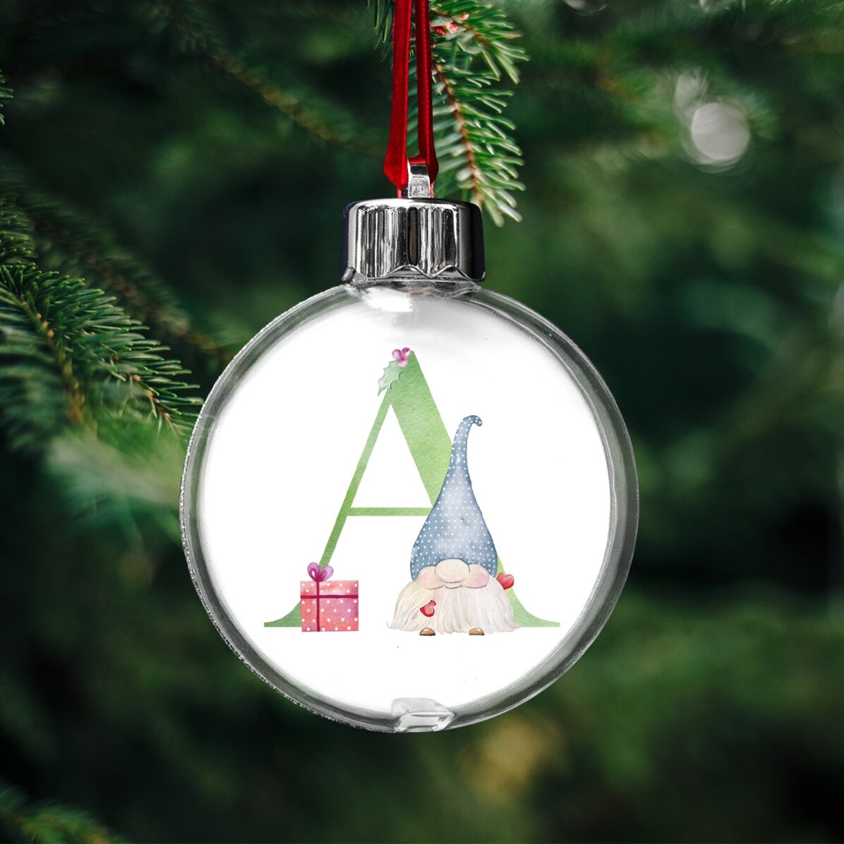 Gepersonaliseerde kerstbal