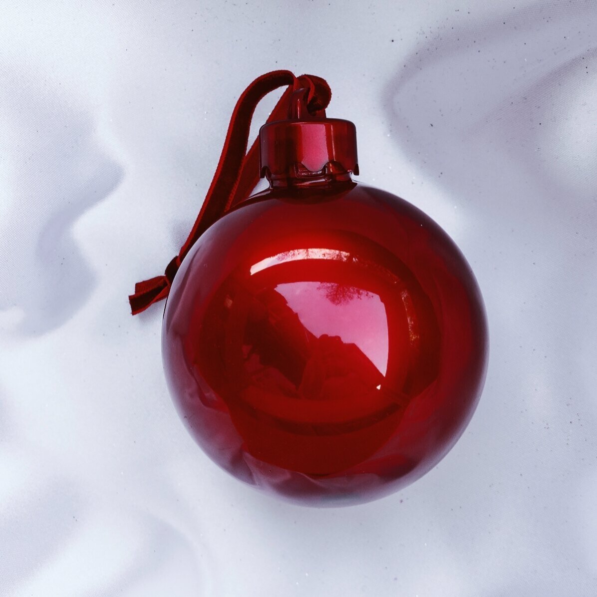 Gepersonaliseerde kerstbal met foto en tekst - Mijn eerste Kerstmis