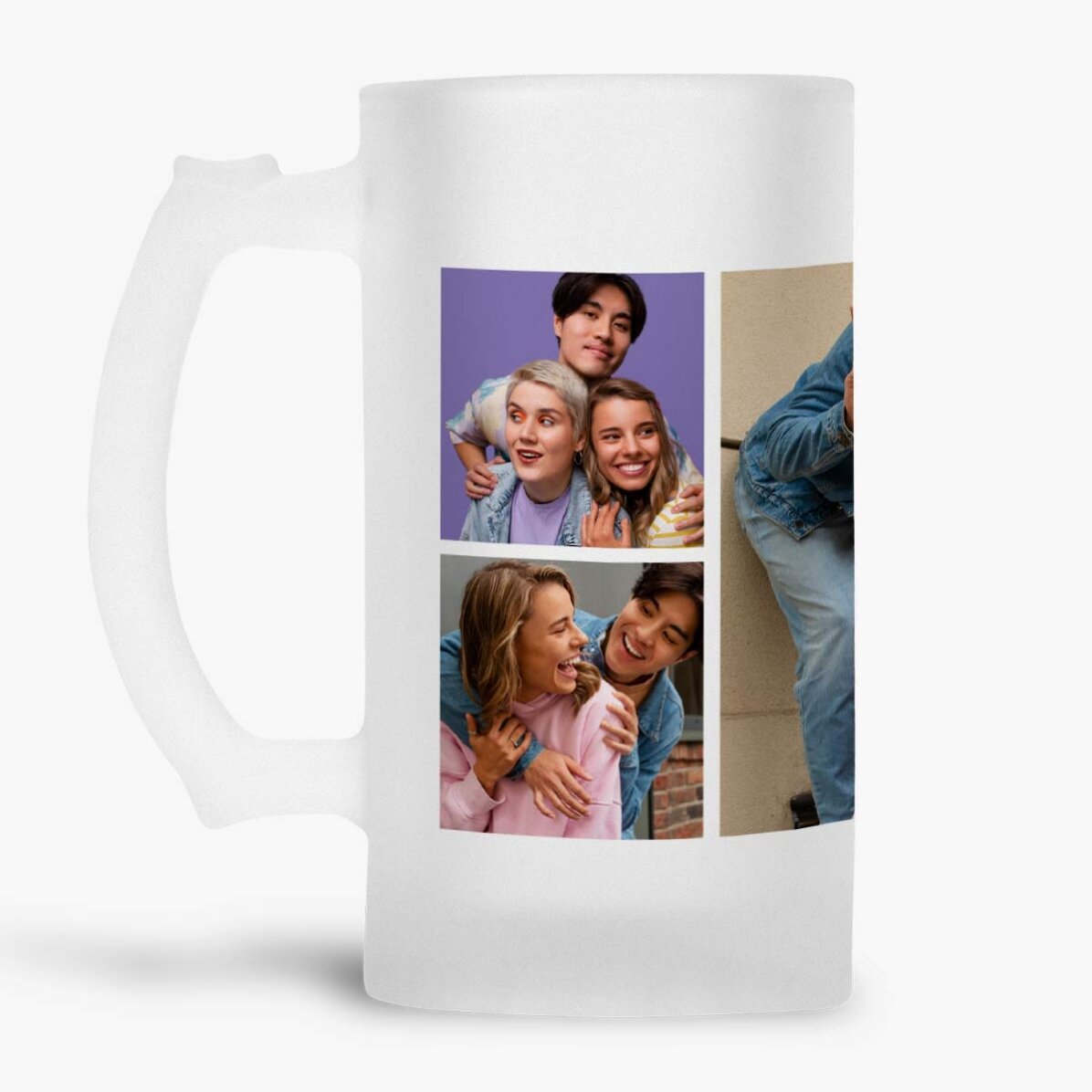Gepersonaliseerde bierpul met 5 foto’s