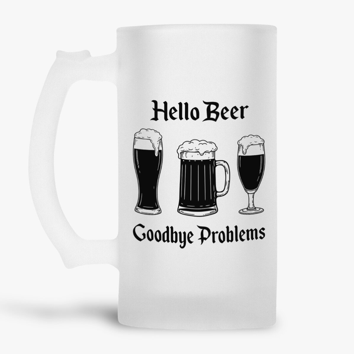 Gepersonaliseerde bierpul met boodschap - Hello Beer