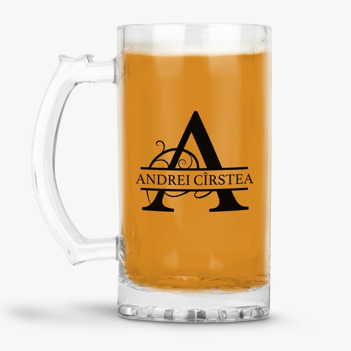 Bierpul met gepersonaliseerd monogram