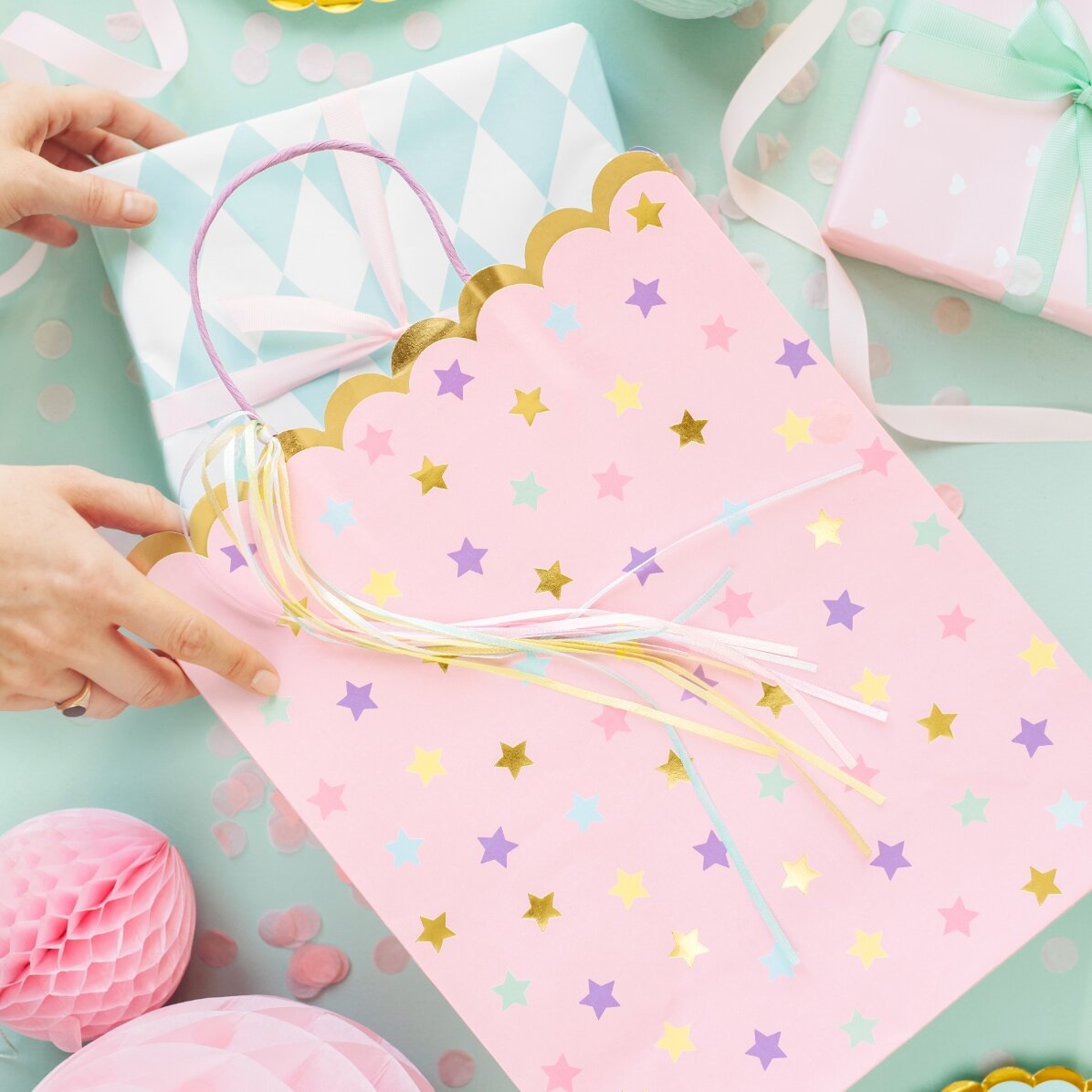 Cadeaupapier - kleurrijke mix