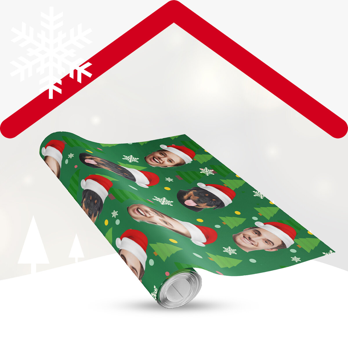 Kerstcadeaupapier