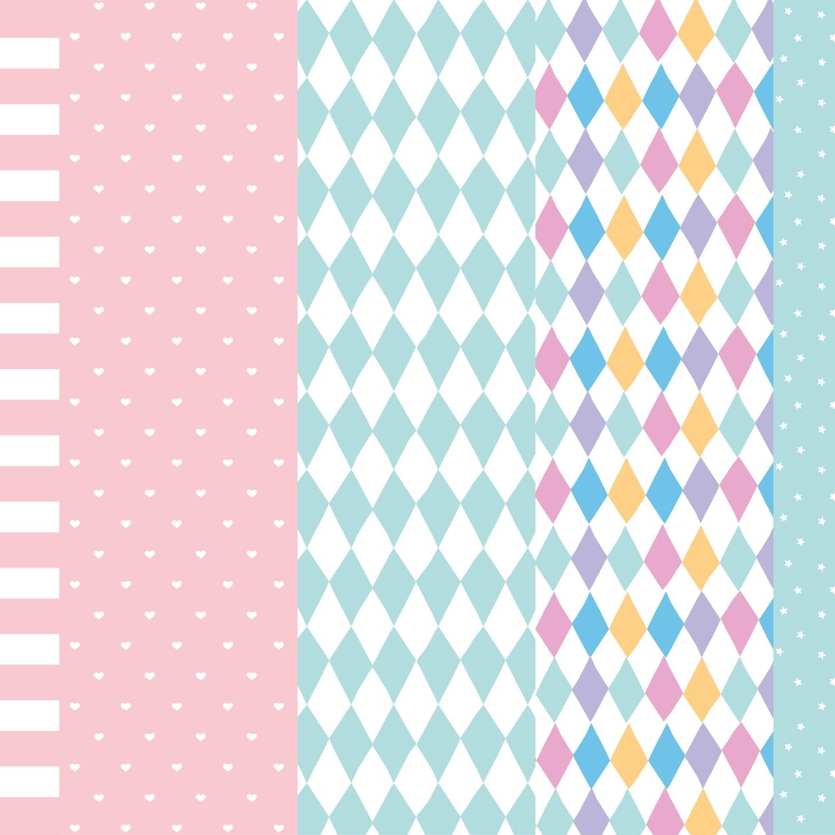 Cadeaupapier - kleurrijke mix