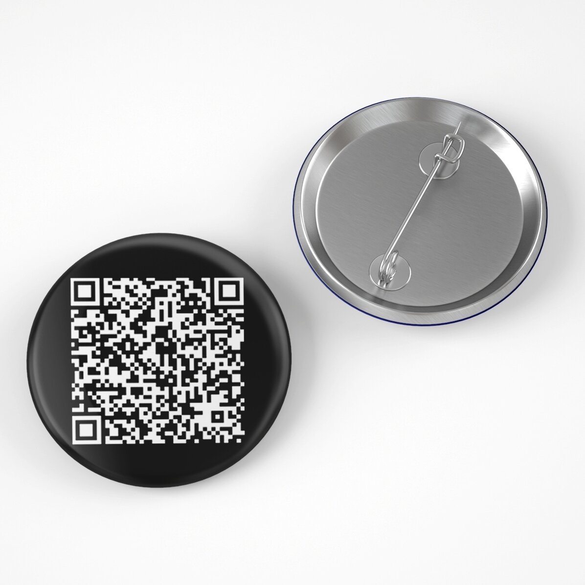 Gepersonaliseerde button met QR-code - Contact toevoegen