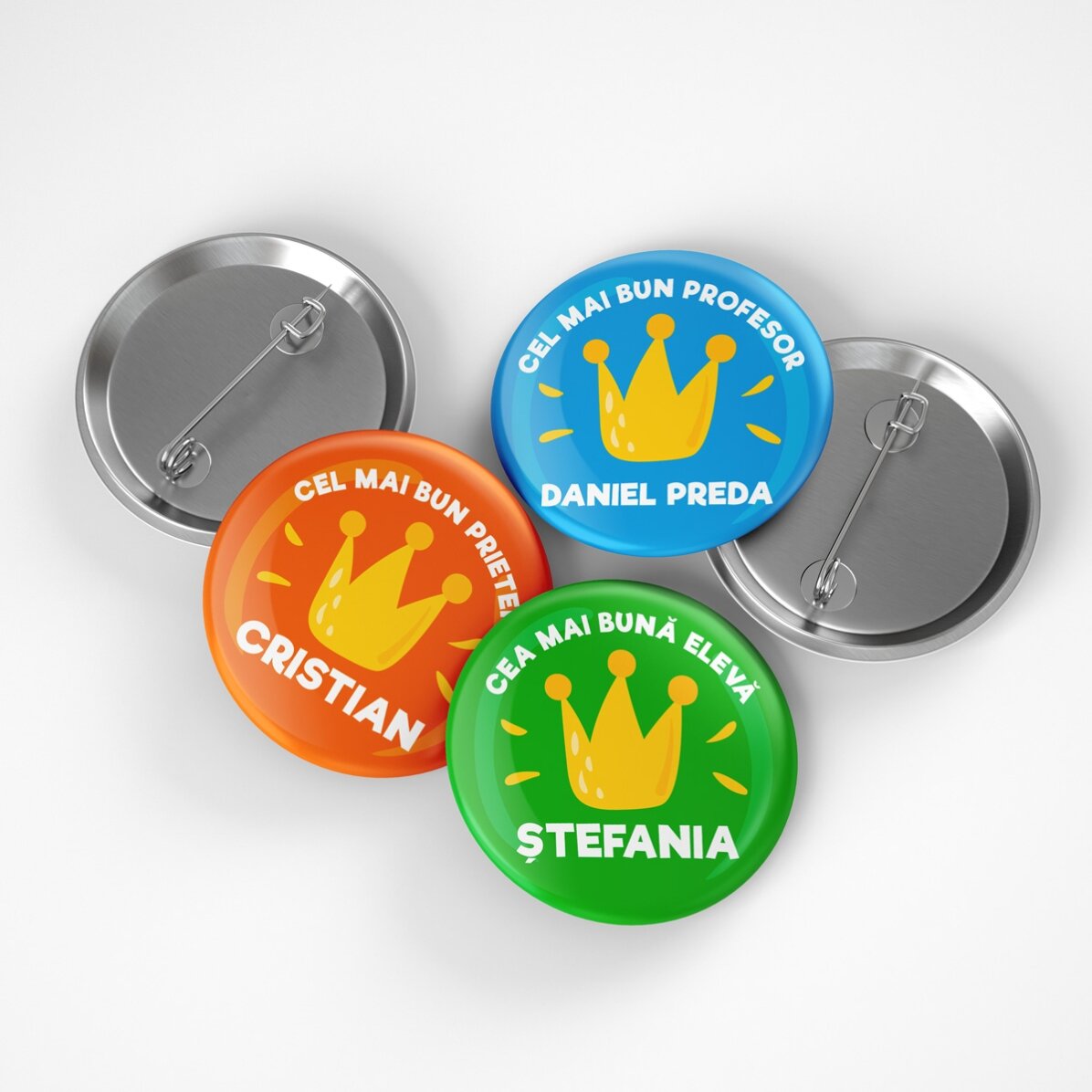 Personalised badge with text - Best friend