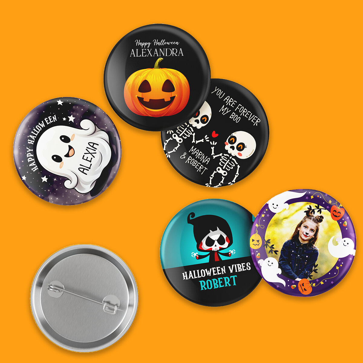 Halloween-insignes