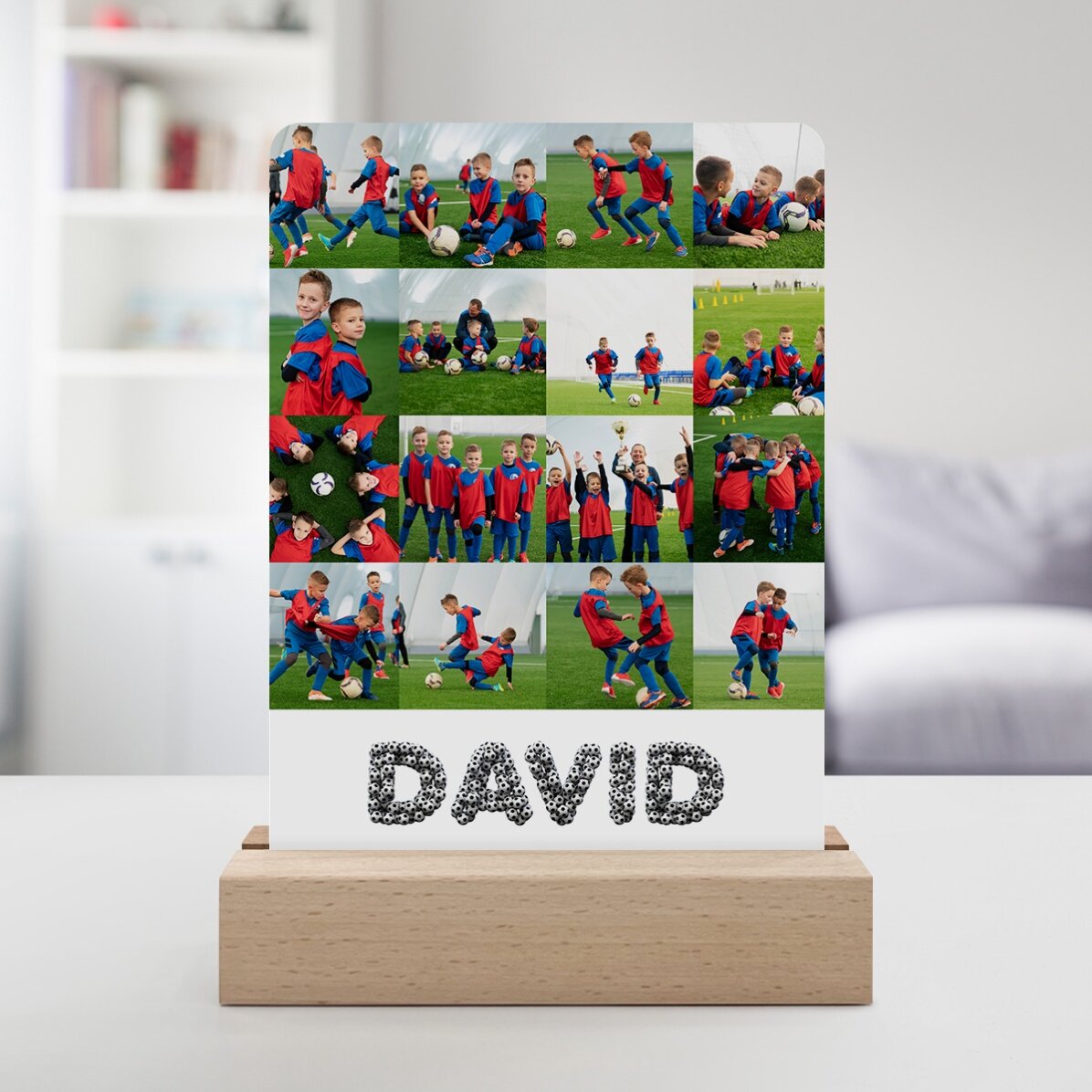 Gepersonaliseerde LED-nachtlampje met 16 foto