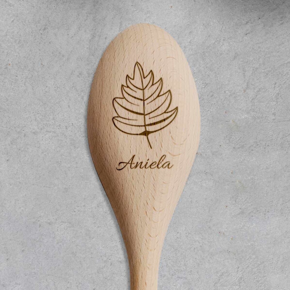 Gepersonaliseerde houten lepel - Herfstsmaken