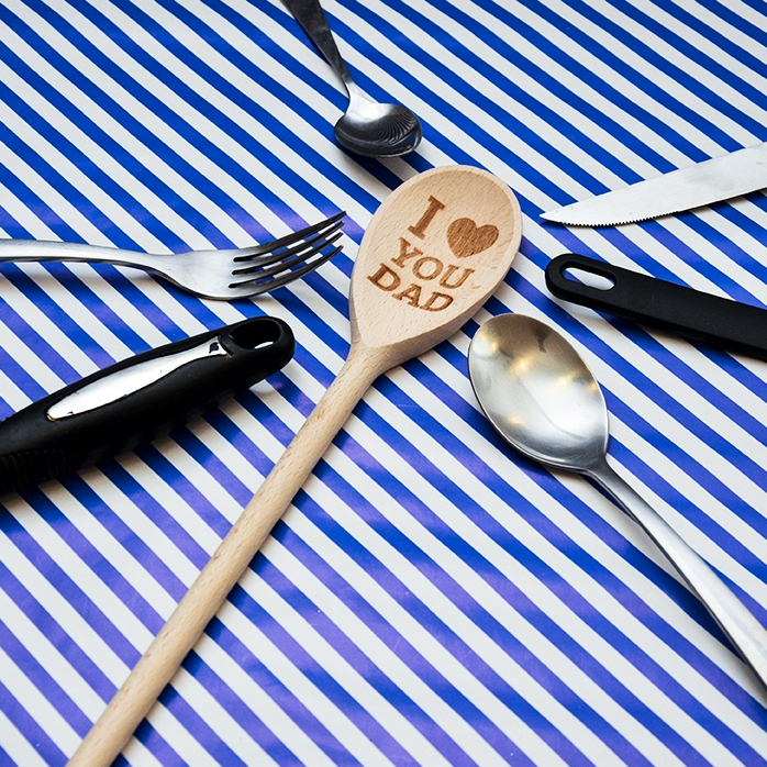 Gepersonaliseerde houten lepel - I love you