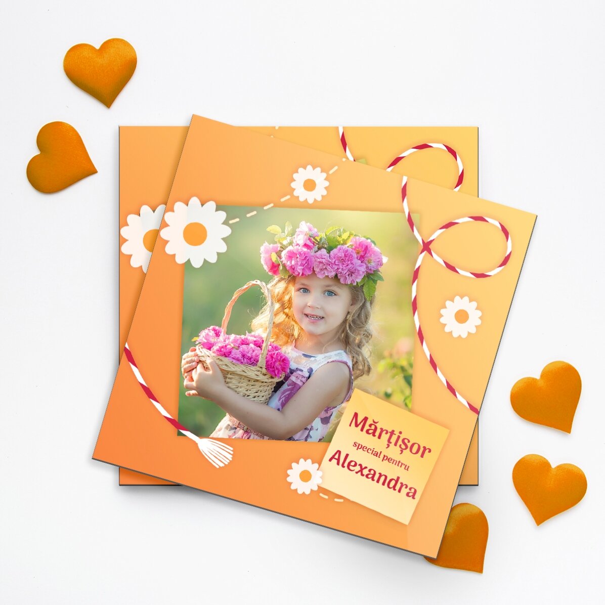 Gepersonaliseerde magneet van 10x10 met een speciale foto