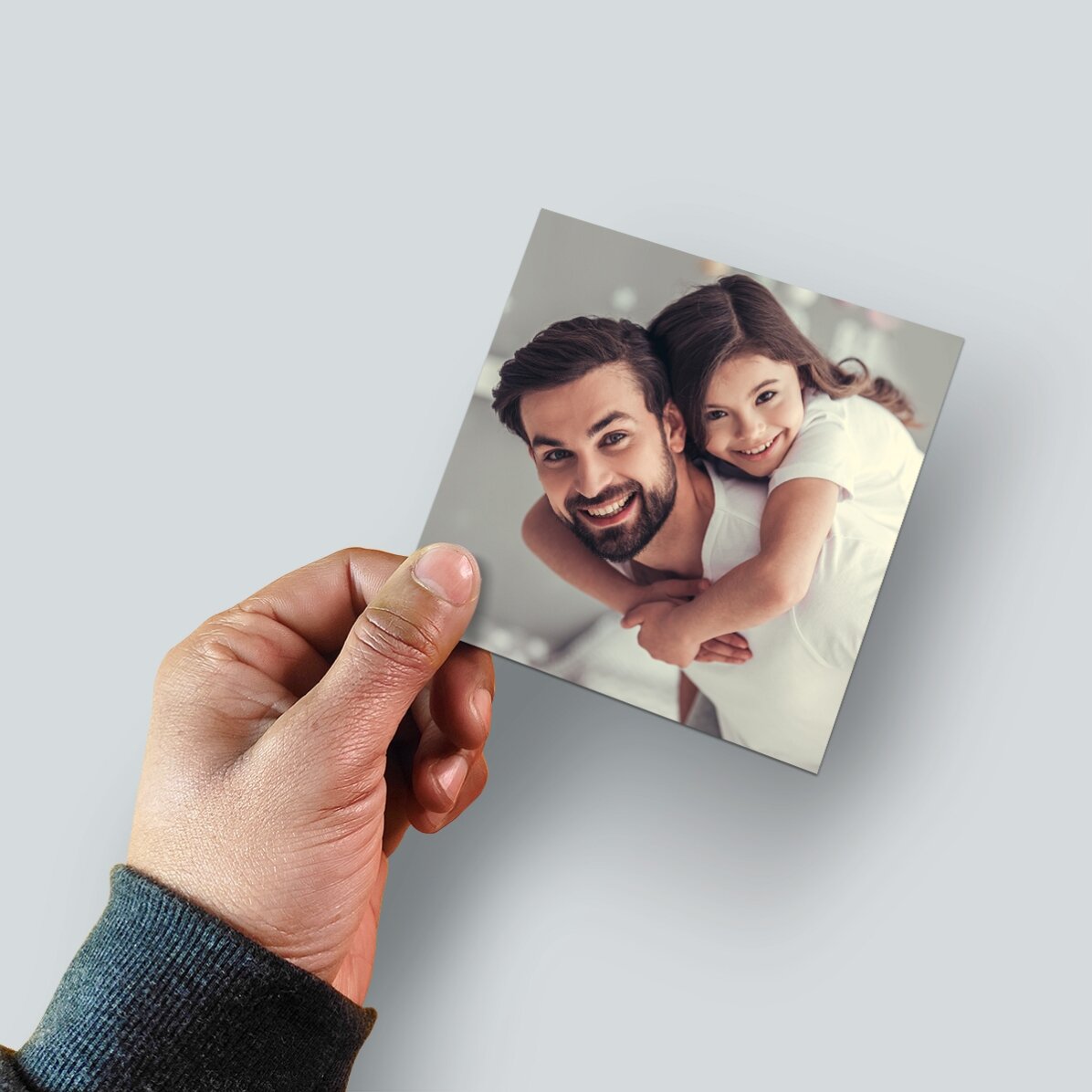 Gepersonaliseerde magneet van 10x10 met een foto