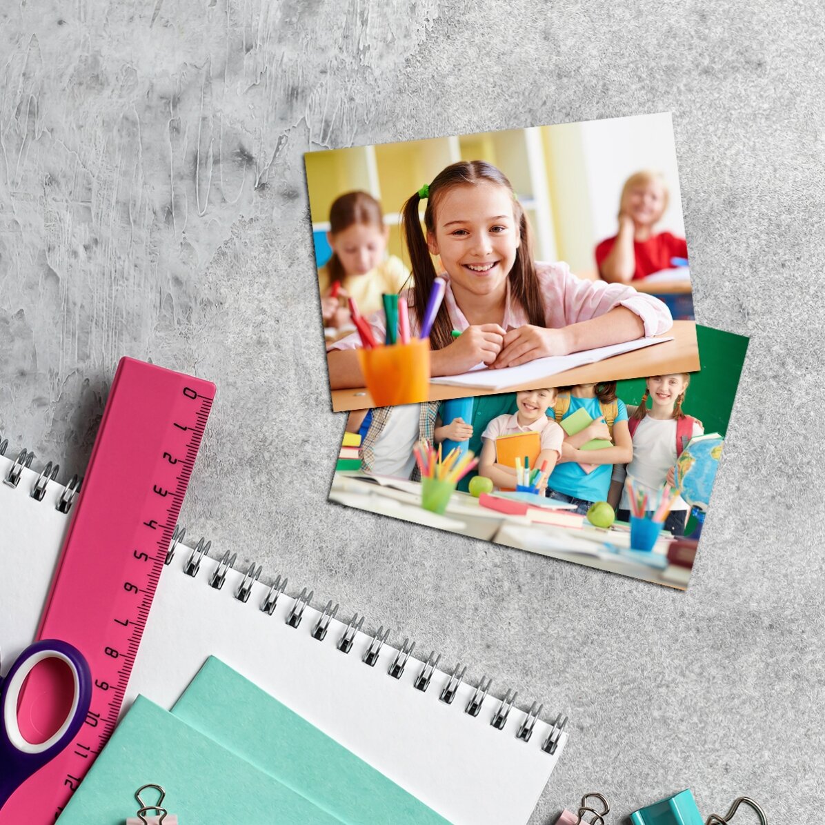 Magnet van 10 x 7 cm, gepersonaliseerd met een foto