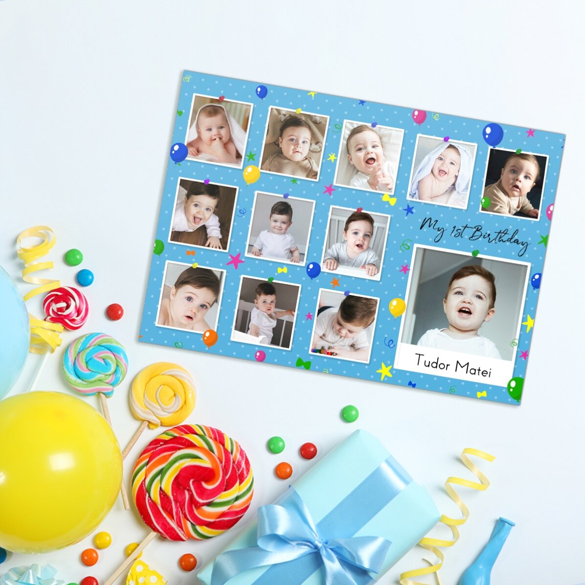 Gepersonaliseerde magneet van 18 x 13 cm met foto
